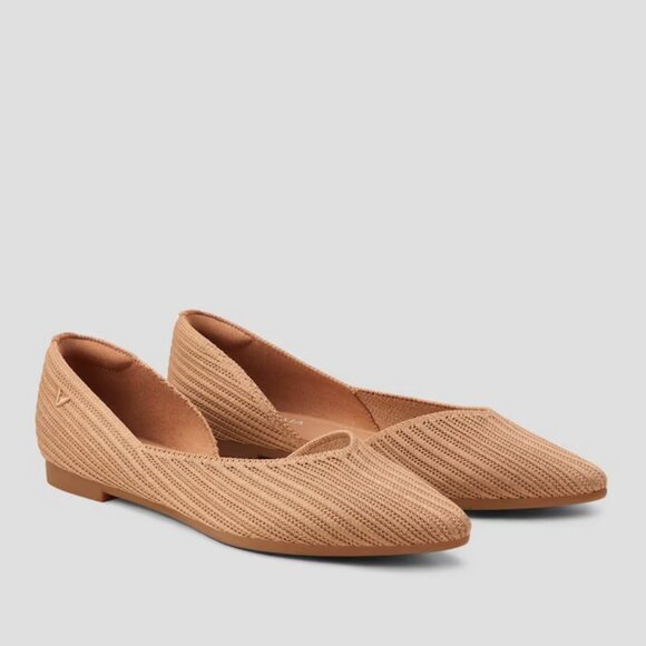 Vivaia Pointed-Toe D'Orsay Flats (Melia) - Picture 1 of 12